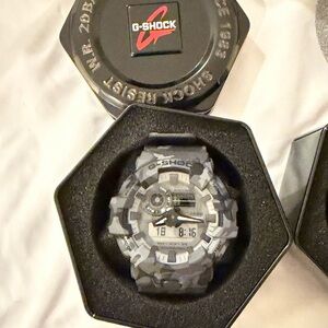 G-Shock Gray Camouflage Digital Watch